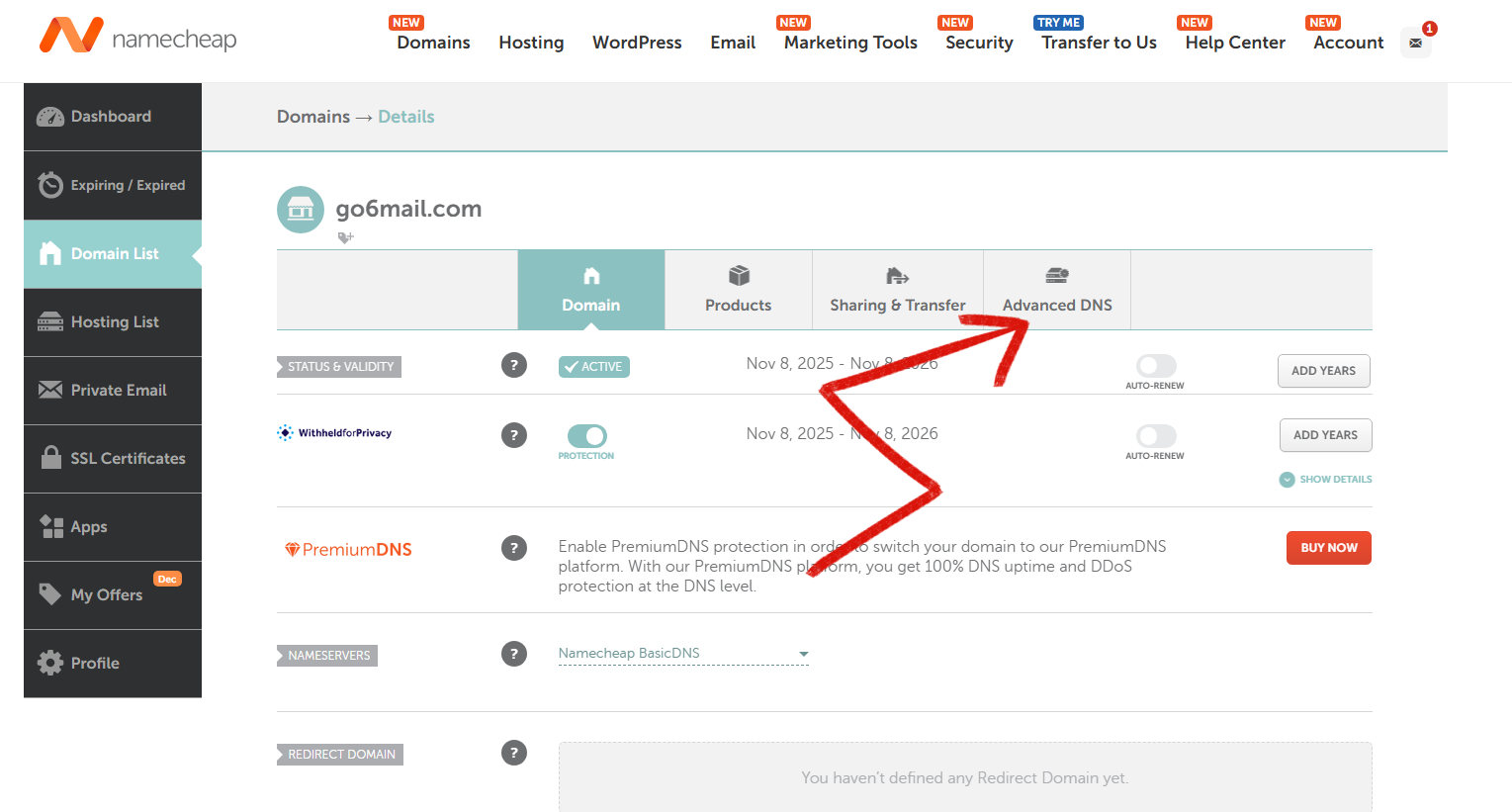 Step 2: Add MX Record